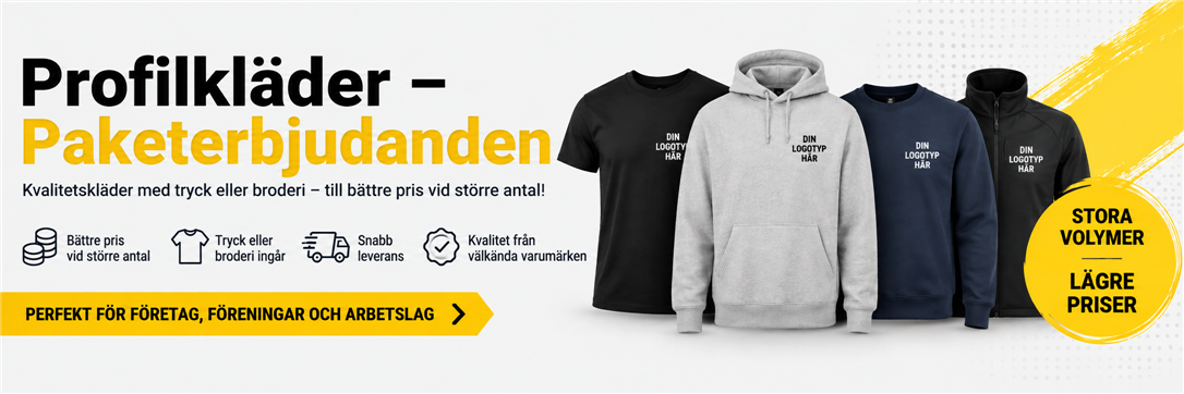 10 st Russell Premium sweatshirts med egen logotyp
