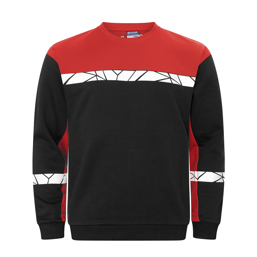 10 st ProJob 7101 sweatshirts med egen logotyp