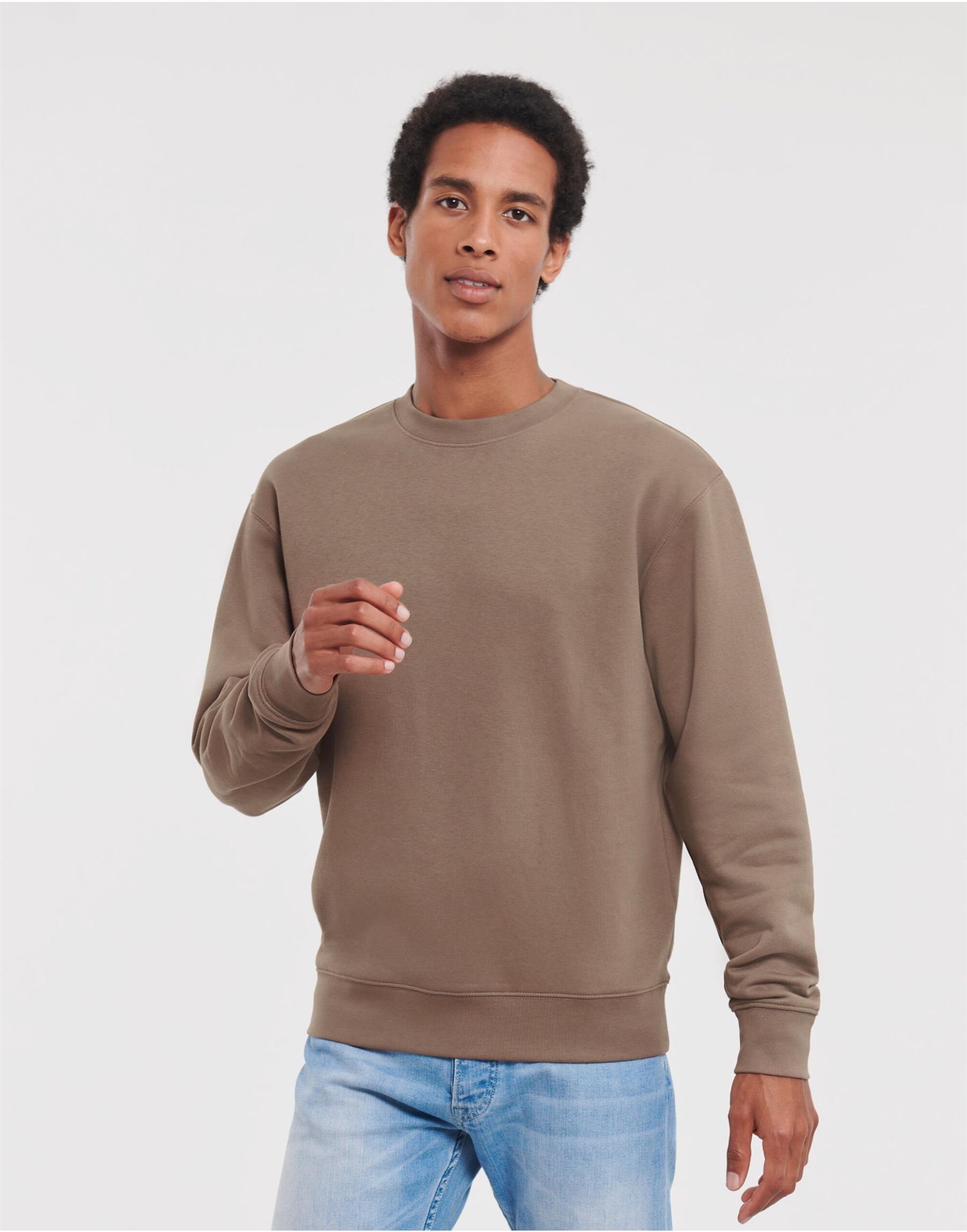 10 st Russell Premium sweatshirts med egen logotyp